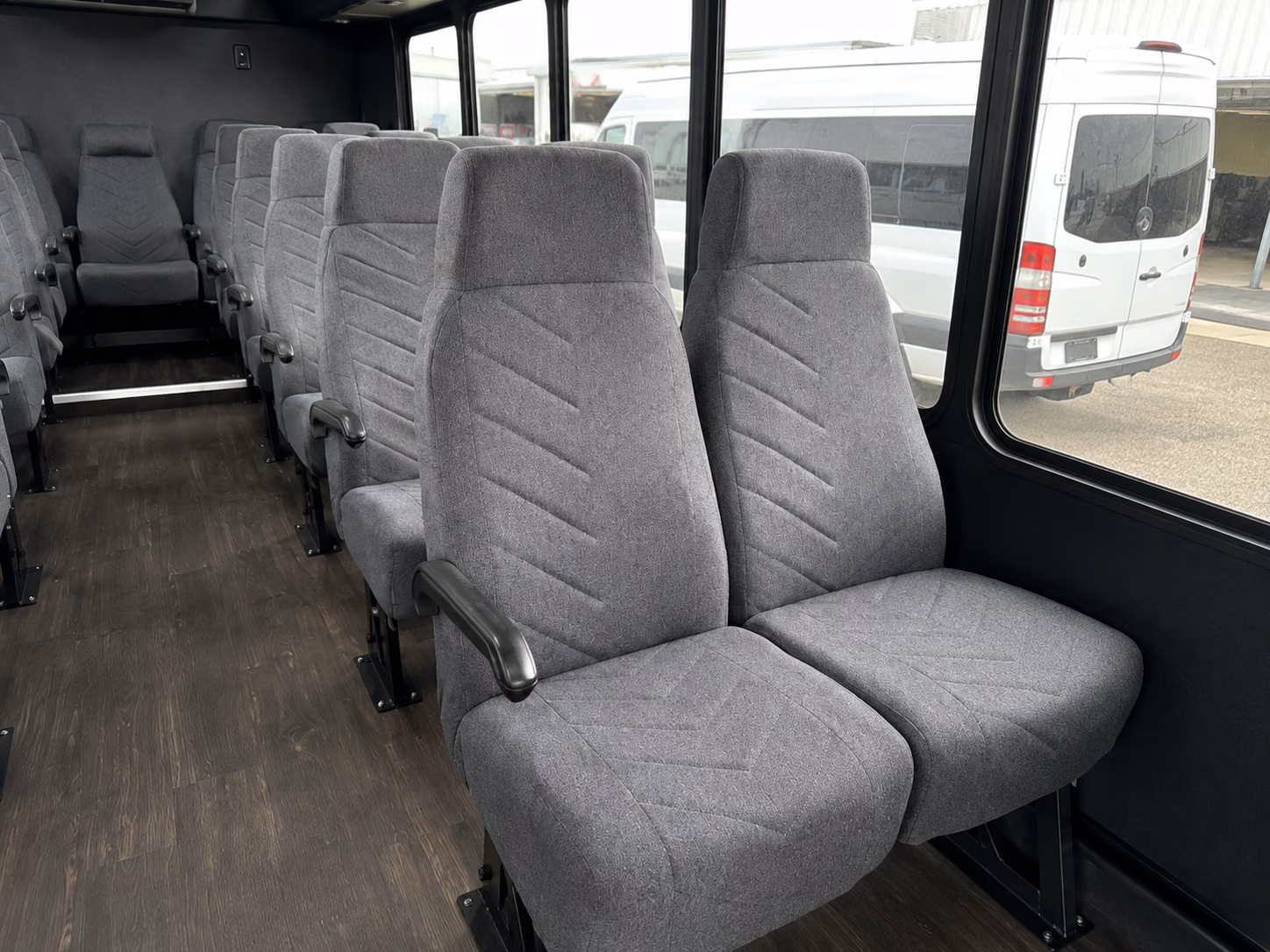 orem 18 passenger minibus inside