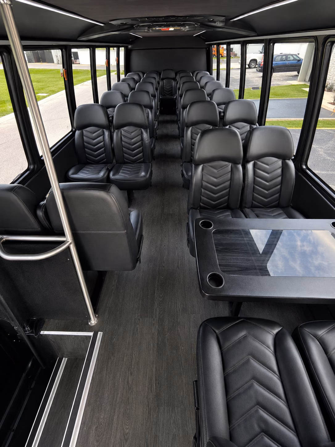 orem 20 passenger minibus interior