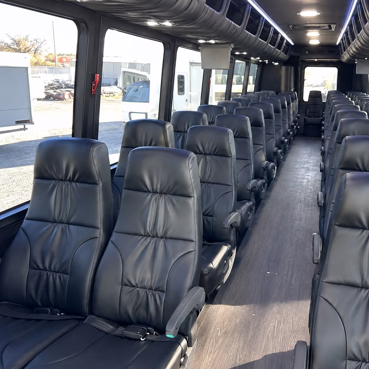 orem 25 passenger minibus inside