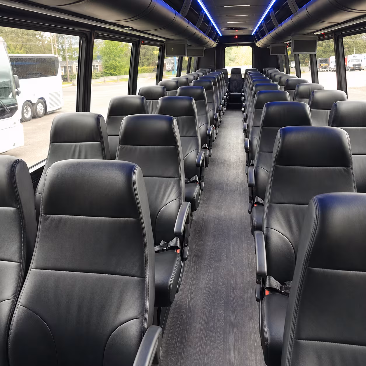 orem 25 passenger minibus interior