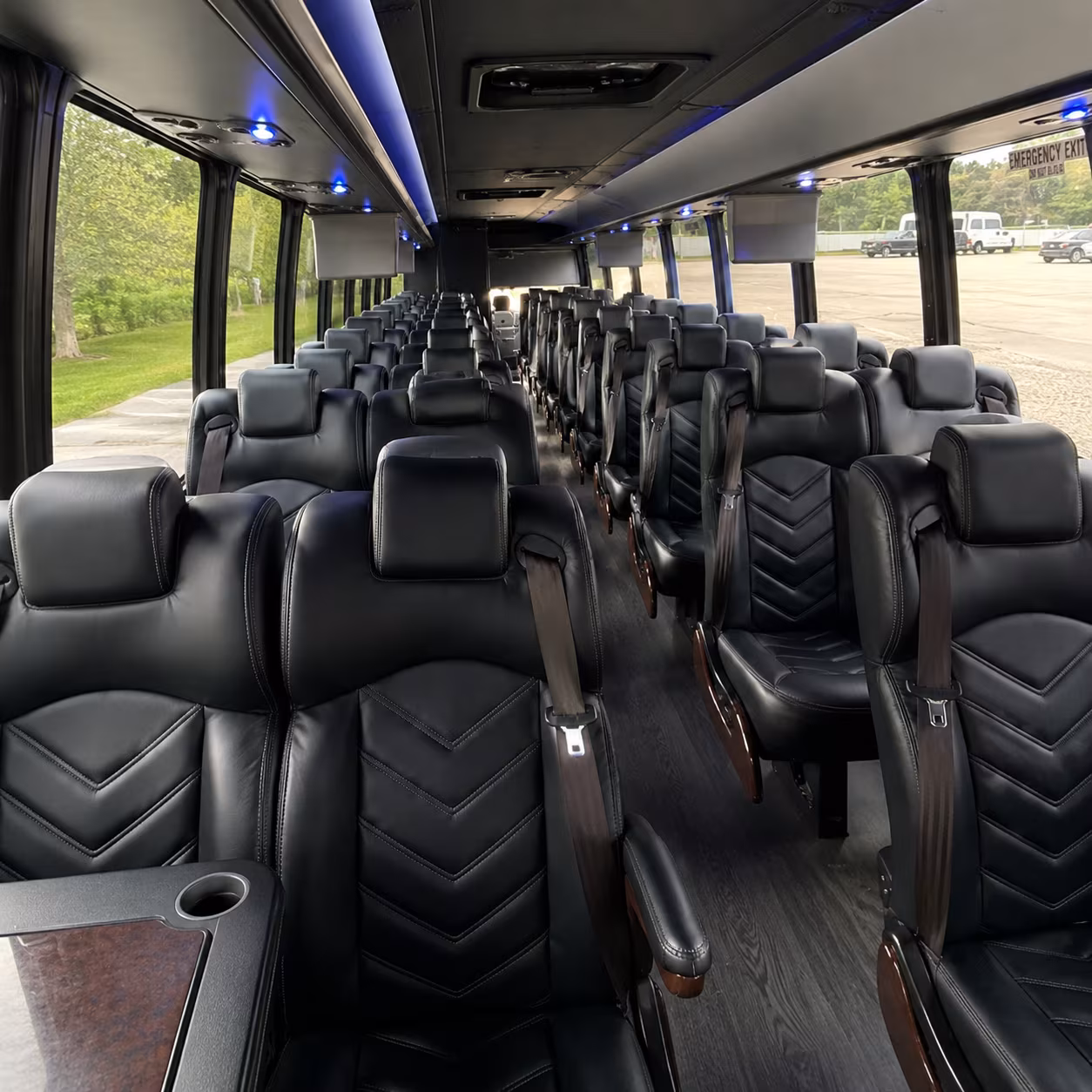 orem 28 passenger minibus inside