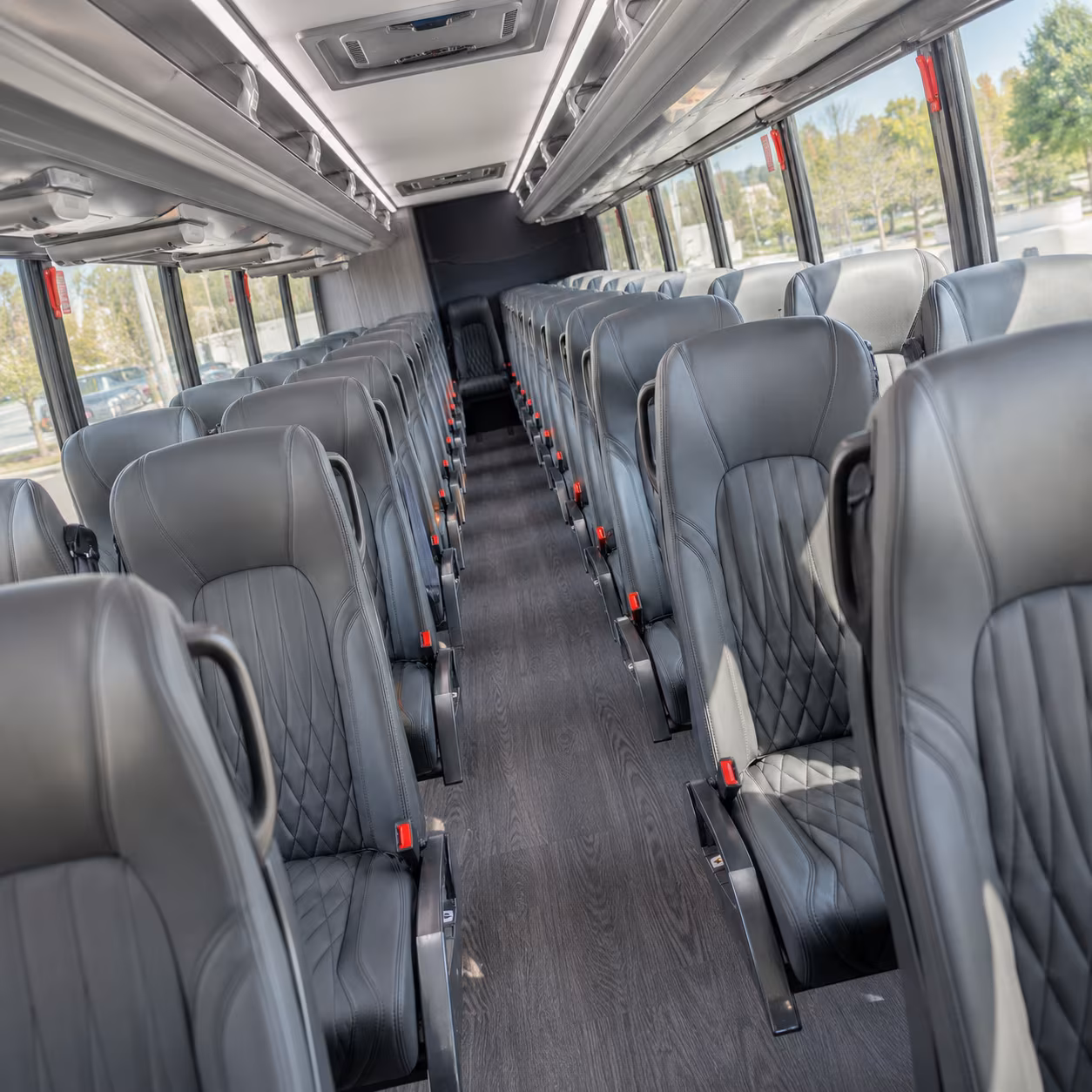 orem 30 passenger minibus inside