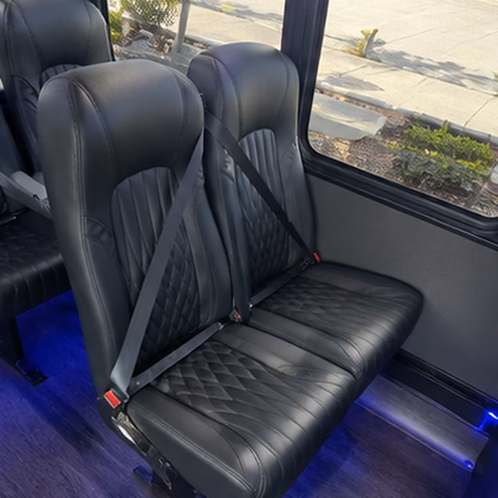 orem 30 passenger minibus interior
