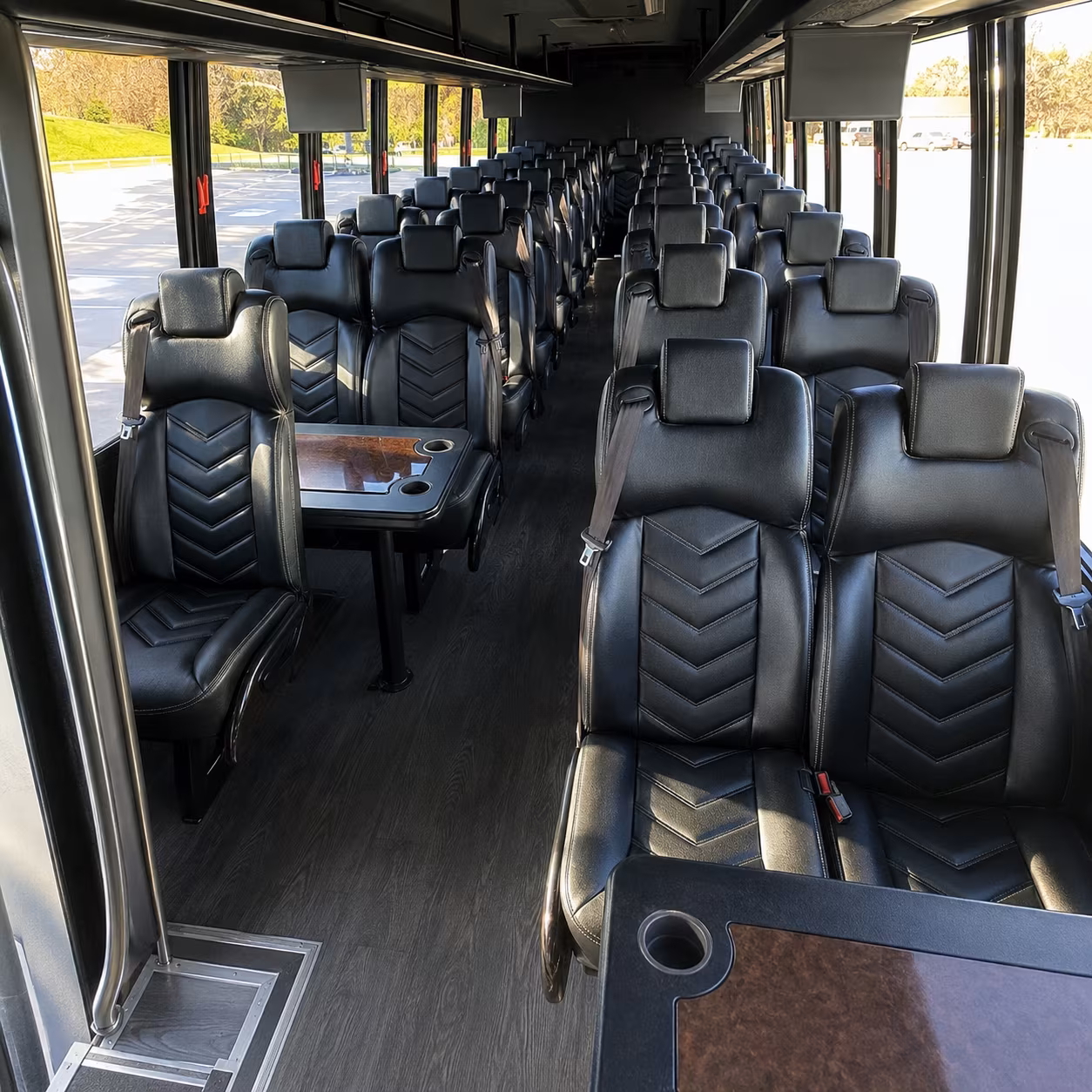 orem corporate event transportation onboard seating