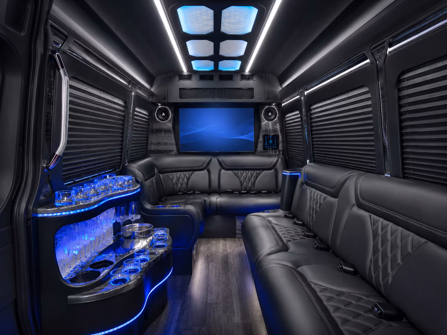 orem sprinter limousine inside